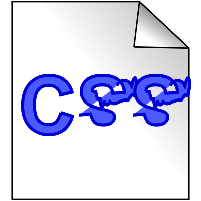CSS File clipart