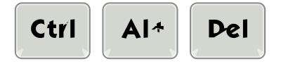 Ctrl+Alt+Delete clipart