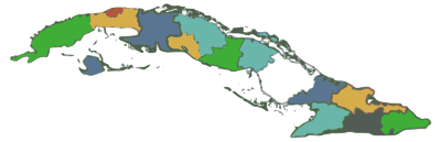Cuba provincias clipart