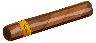 Cuban cigar clipart