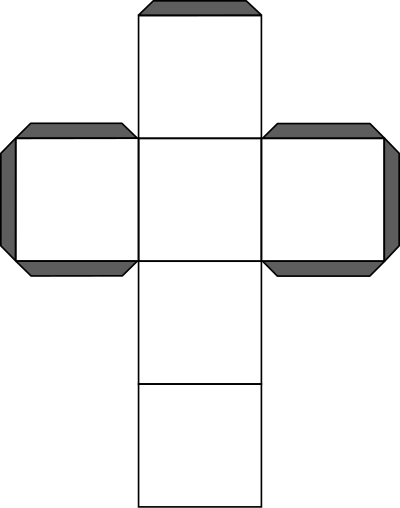 Cube grid clipart