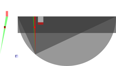 Cube in perspective clipart