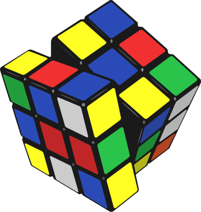 cube of Rubik clipart