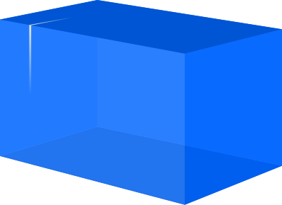Cube with Reveal clipart