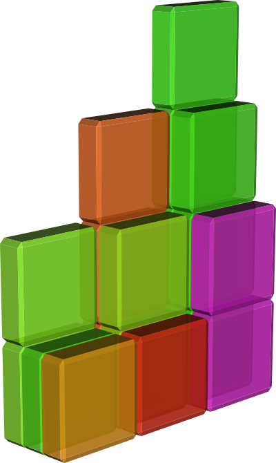 Cubes abstract clipart
