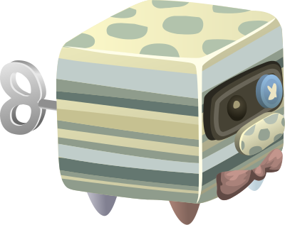 Cubimal Npc Butler clipart