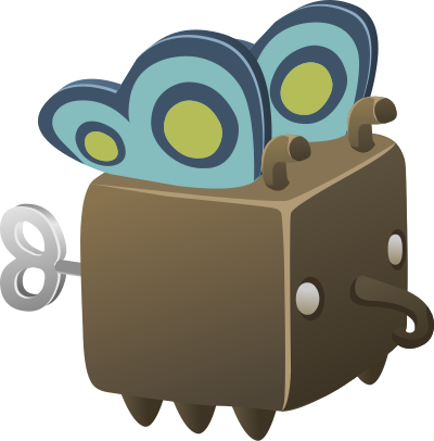 Cubimal Npc Butterfly clipart