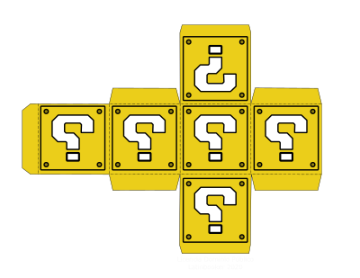 Cubo para armar clipart