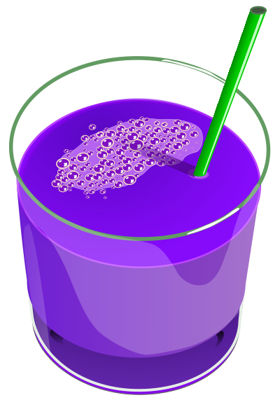 Cup of Grape Juice clipart