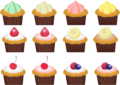 Cupcakes (#1) clipart