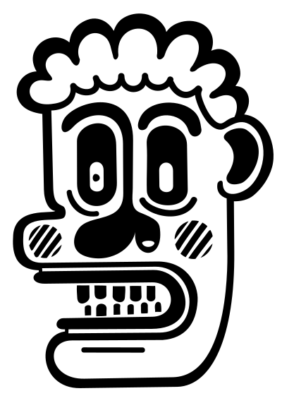 CURLY HEAD clipart