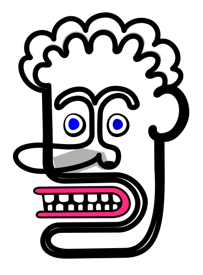 CURLY HEAD Lichtenstein REMIX clipart