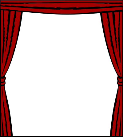 Curtain frame clipart
