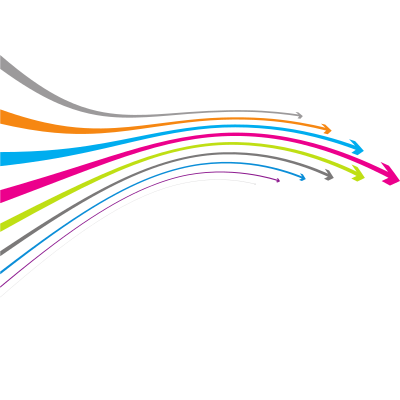 Curved arrows clipart