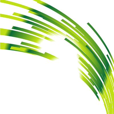 Curved green stripes clipart