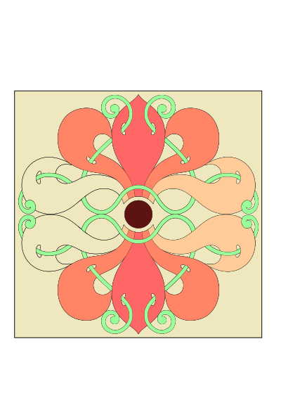 Cusacks freehand ornament clipart
