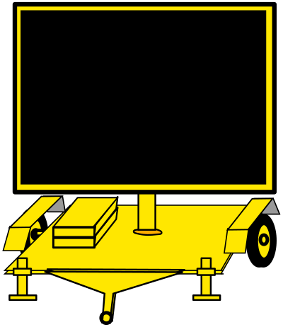Customizable Road Sign Round Pixels clipart