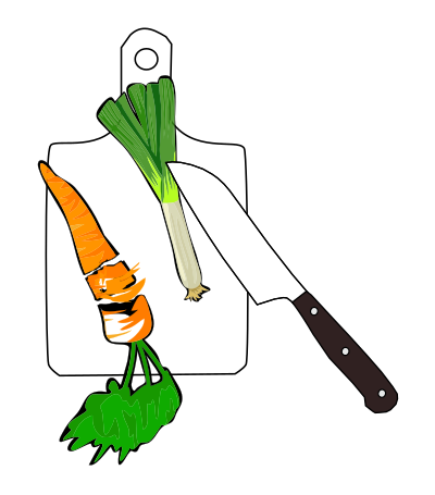 Cut Veggies clipart