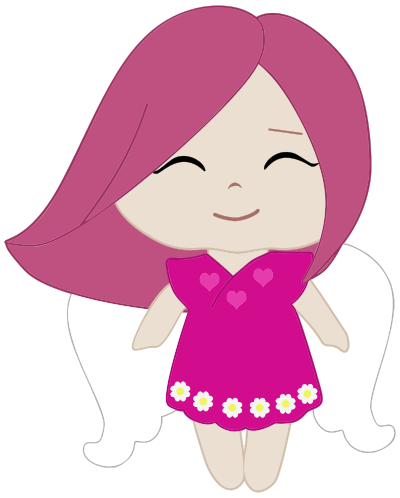 Cute Angel Girl clipart