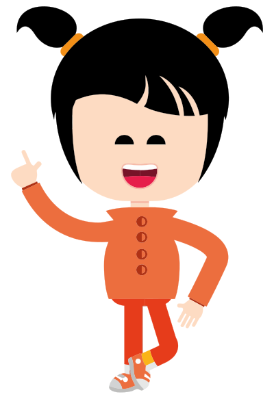 Cute Asian Girl clipart