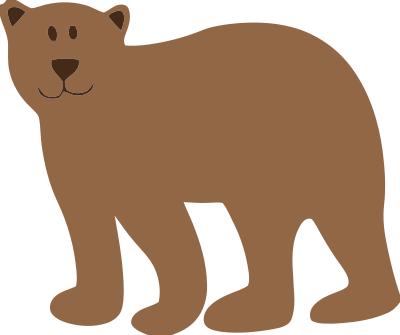 Cute bear clipart