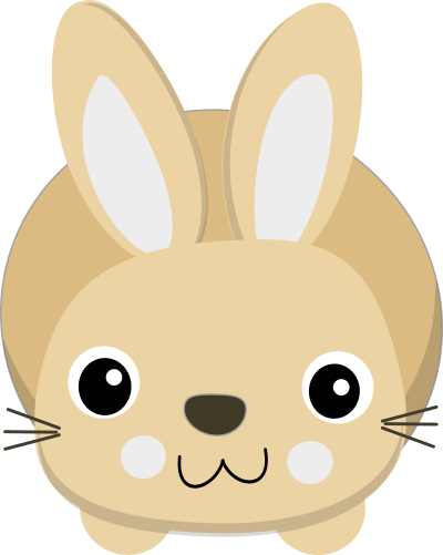 Cute bunny 1 clipart