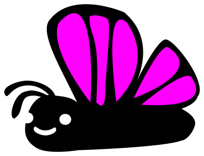 Cute butterfly clipart