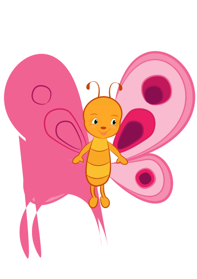 Cute butterfly clipart