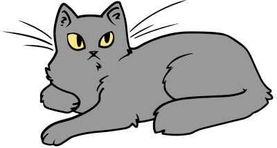 Cute cat clipart
