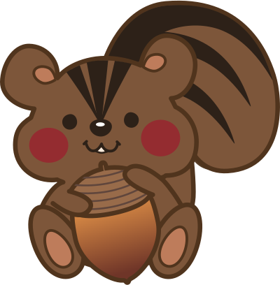 Cute Chipmunk clipart