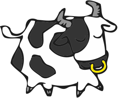 Cute cow or bull clipart