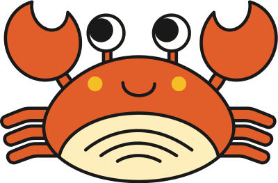 Cute Crab clipart