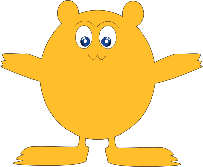 Cute creature clipart