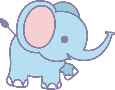 Cute Elephant (#1) clipart