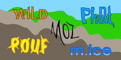 Cute fictional graffiti for SuperTuxKart clipart