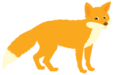 Cute Fox clipart