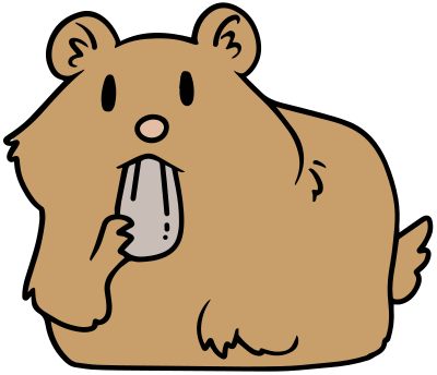 Cute Hamster - Colour Remix clipart
