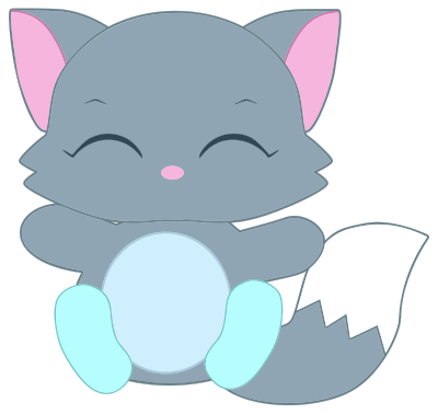 Cute Kitten Illustration clipart
