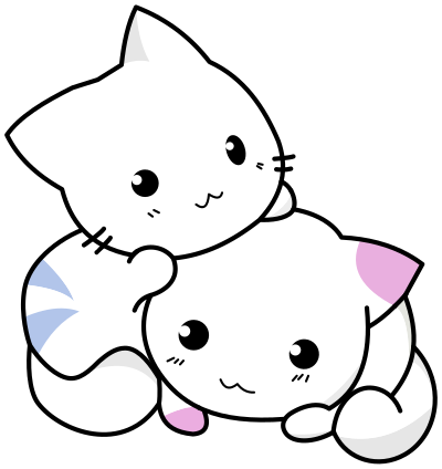 Cute Kittens Playing clipart