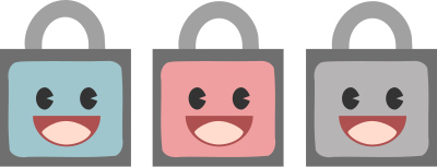 Cute lock icons clipart