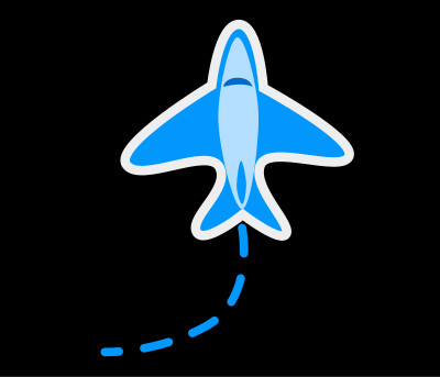Cute plane - Aeroplane clipart