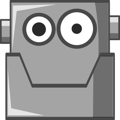 Cute Robot Head clipart