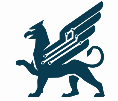 Cyber Griffin (Blue) clipart