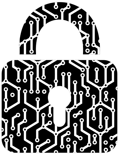Cyber Security Lock Variation 2 clipart