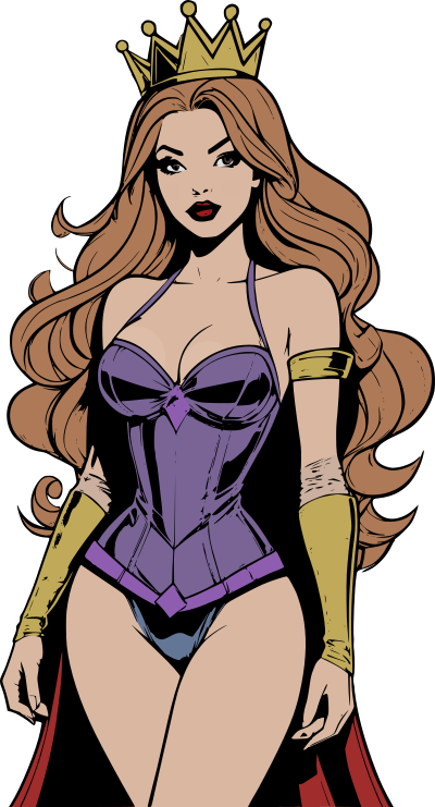 Cyberpunk Princess - Colour Remix clipart