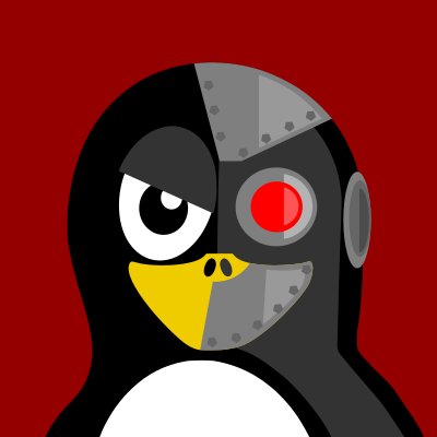 Cyborg Penguin clipart