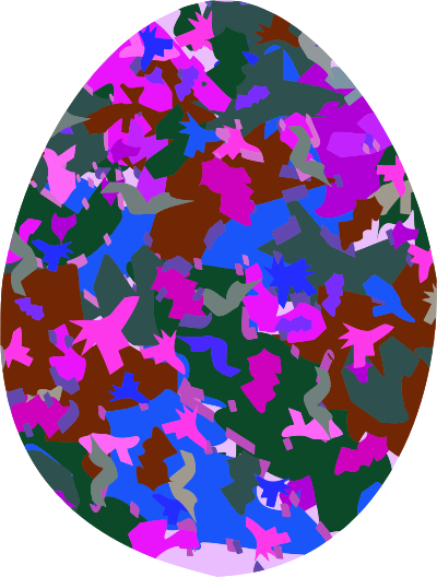 Decorative egg 10 clipart