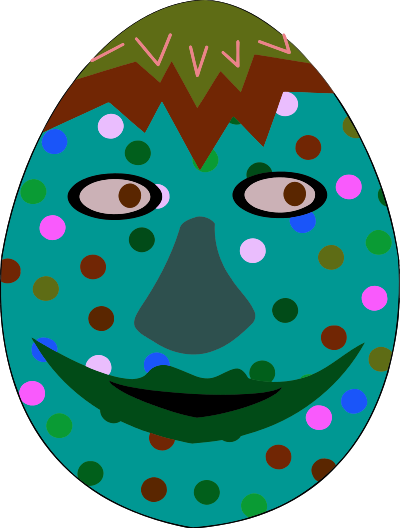Decorative egg 11 clipart