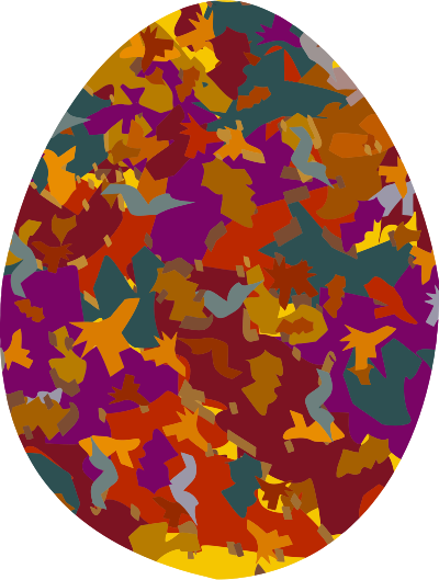 Decorative egg 4 clipart