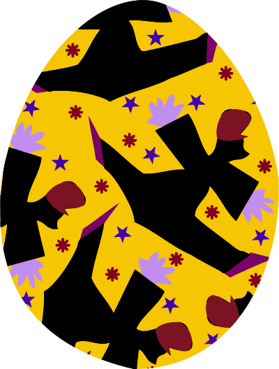 Decorative egg 6 clipart